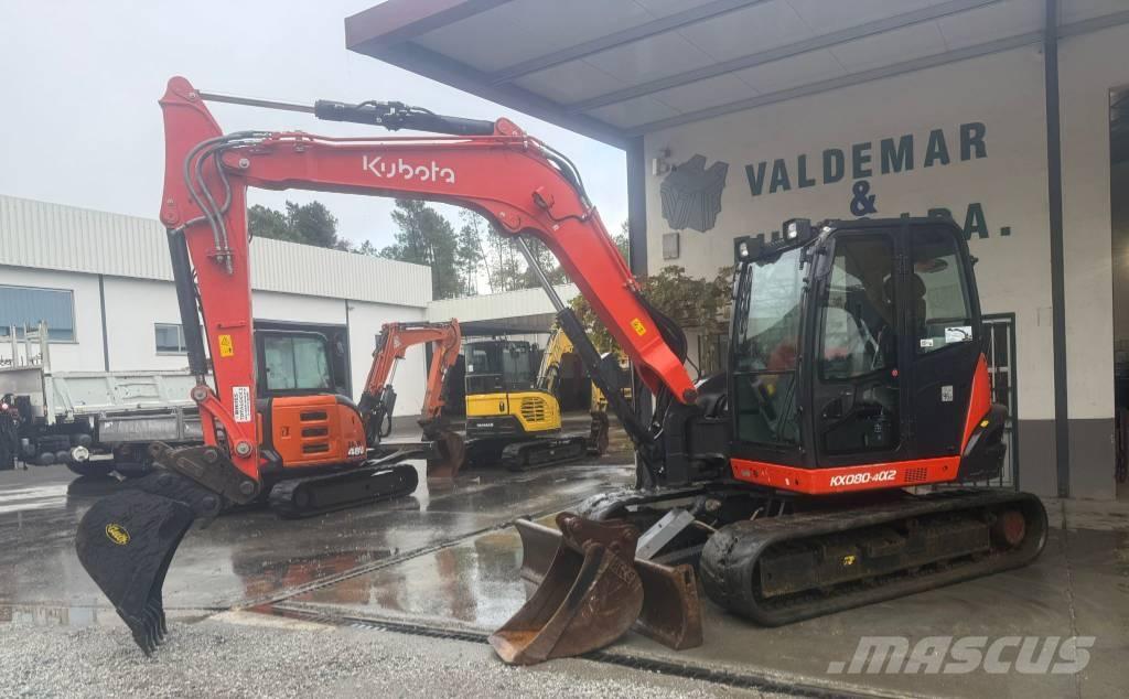 Kubota KX 080 Midibagger  7t - 12t