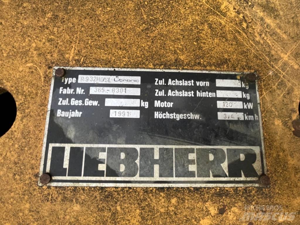 Liebherr 932 Raupenbagger