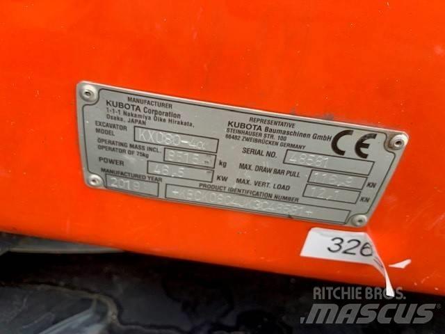 Kubota KX 080-4 Midibagger  7t - 12t