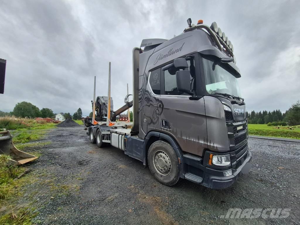 Scania R 650 Holztransporter