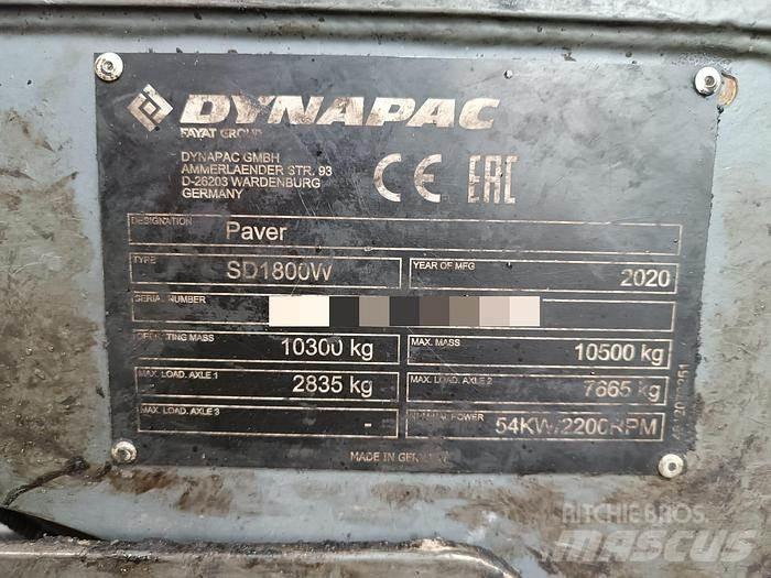 Dynapac SD1800W Strassenfertiger