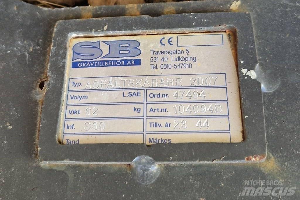 SB Asfaltskärare S60 Schneidwerkzeuge