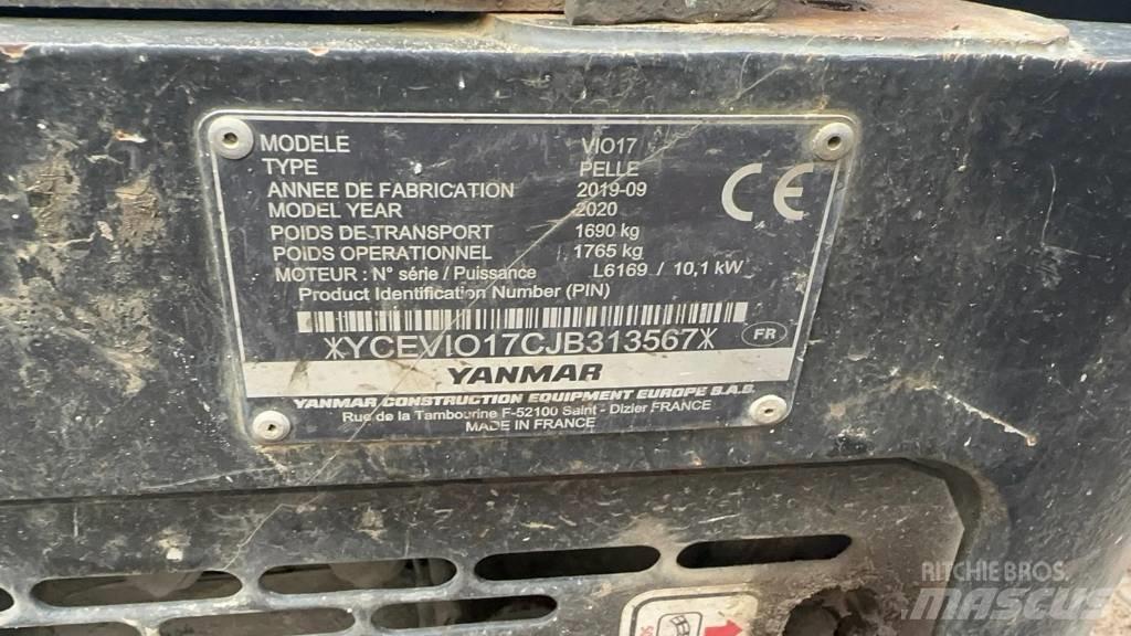 Yanmar Vio 17 Minibagger < 7t