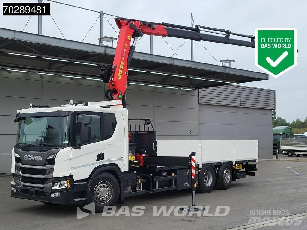Scania P410 6X2 Pritschenwagen/Pritschenwagen mit Seitenklappe