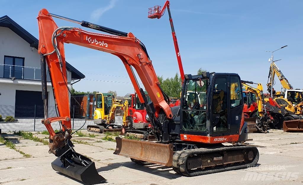 Kubota KX 080-4 Midibagger  7t - 12t