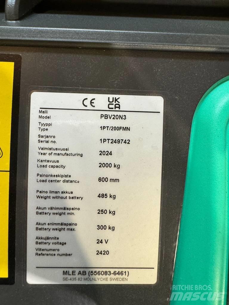 Mitsubishi PBV20N2 Gabelstapler mit Fahrerstand