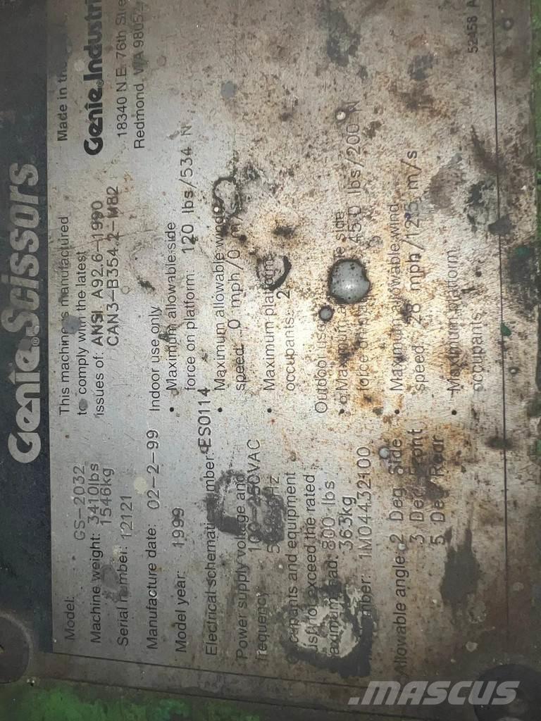 Genie GS-2032 Andere Arbeitsbühnen