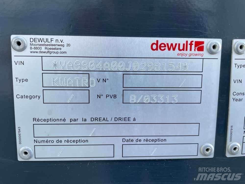 Dewulf KWATRO Sonstige Landmaschinen
