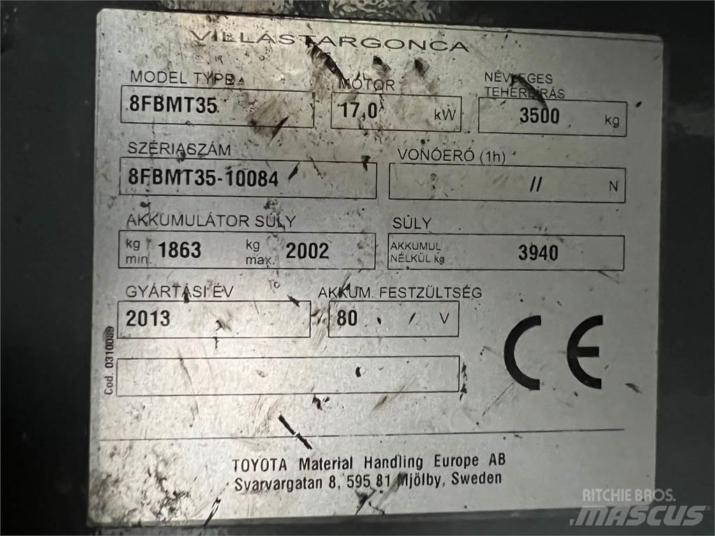 Toyota 8FBMT35 Elektrostapler