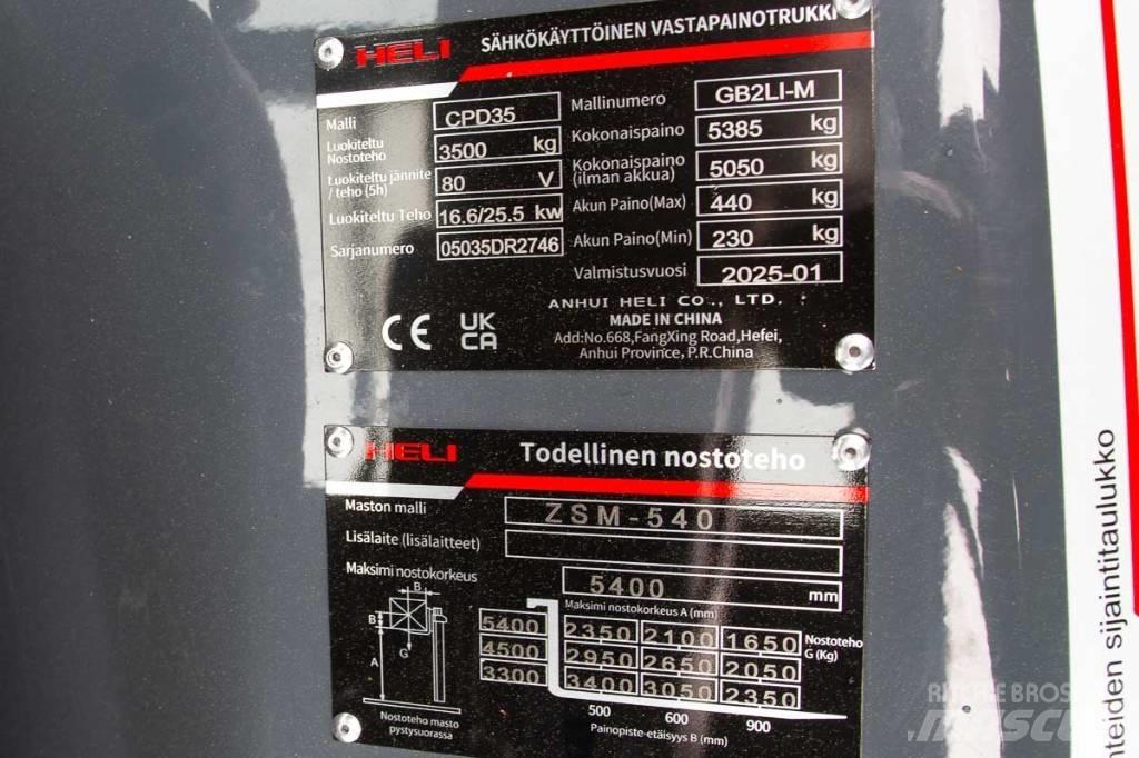 Heli CPD 35 Elektrostapler