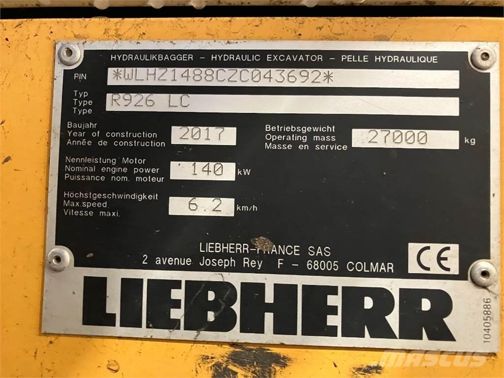 Liebherr R926 Raupenbagger