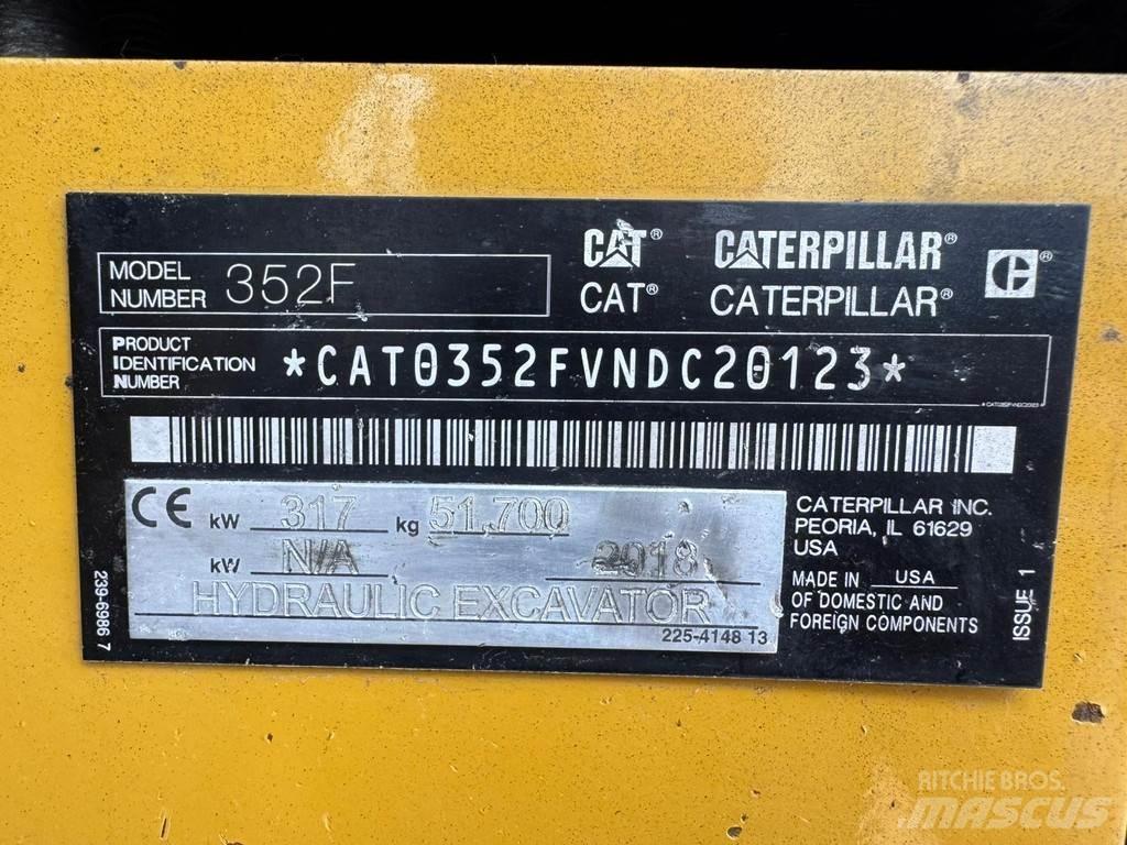 CAT 352F Spezialbagger
