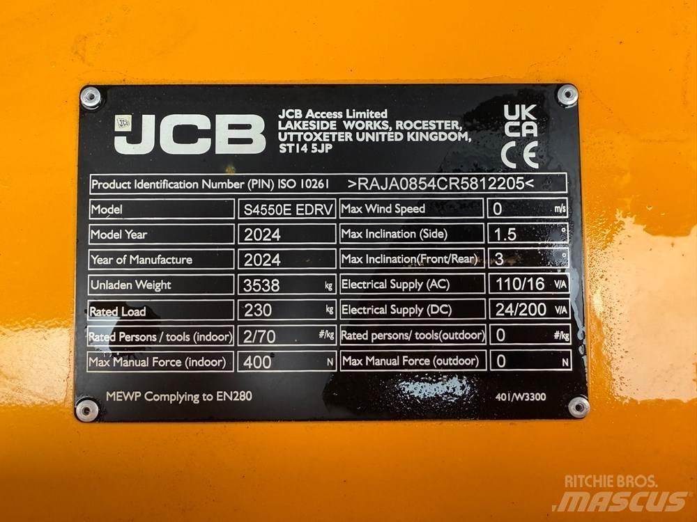 JCB S4550E Scheren-Arbeitsbühnen