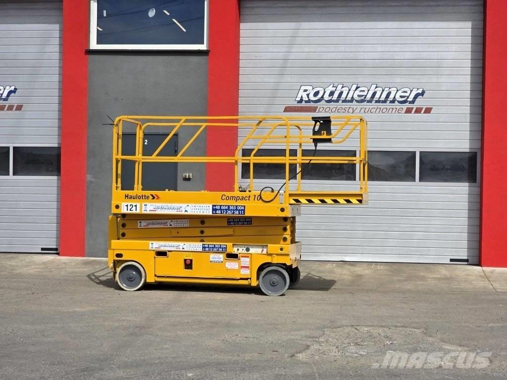 Haulotte Compact 10 Scheren-Arbeitsbühnen