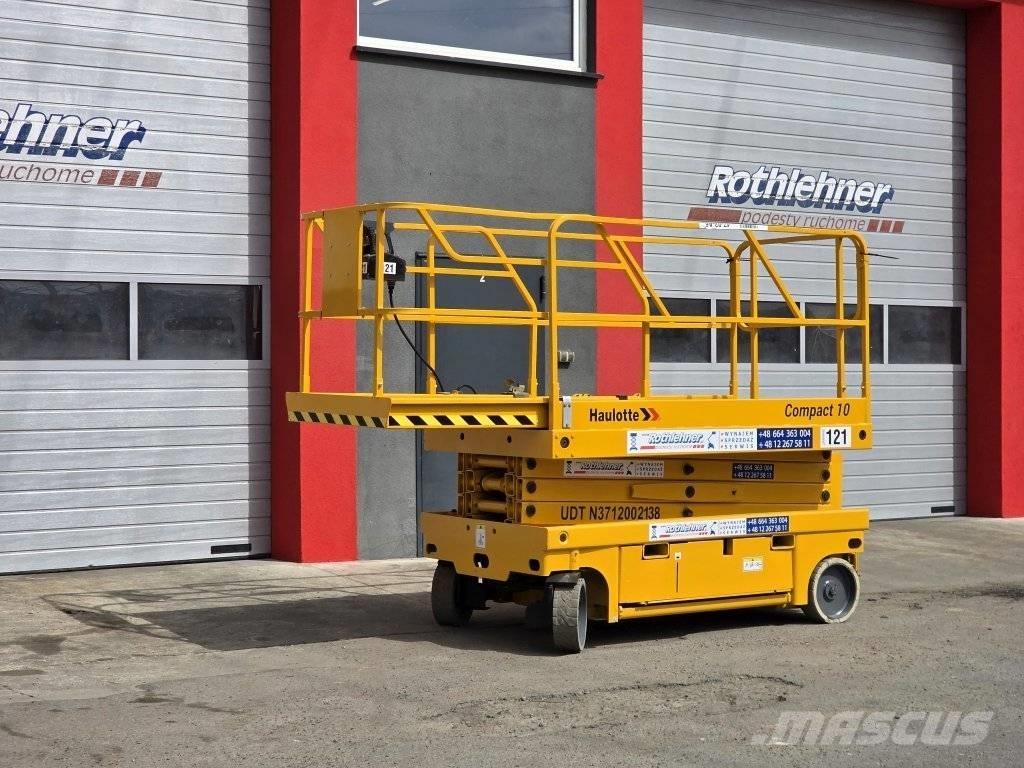 Haulotte Compact 10 Scheren-Arbeitsbühnen