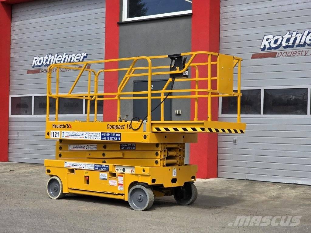 Haulotte Compact 10 Scheren-Arbeitsbühnen