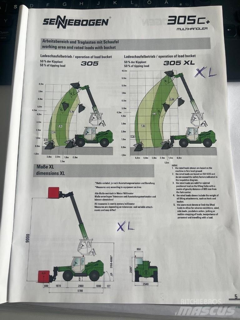 Sennebogen 305 XL Teleskop-Radlader