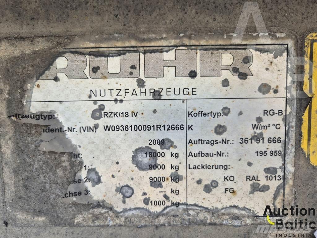 Rohr RZK 18 IV Curtainsiderauflieger