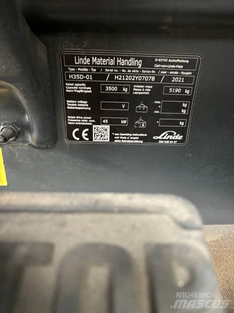Linde H35D/1202 Dieselstapler