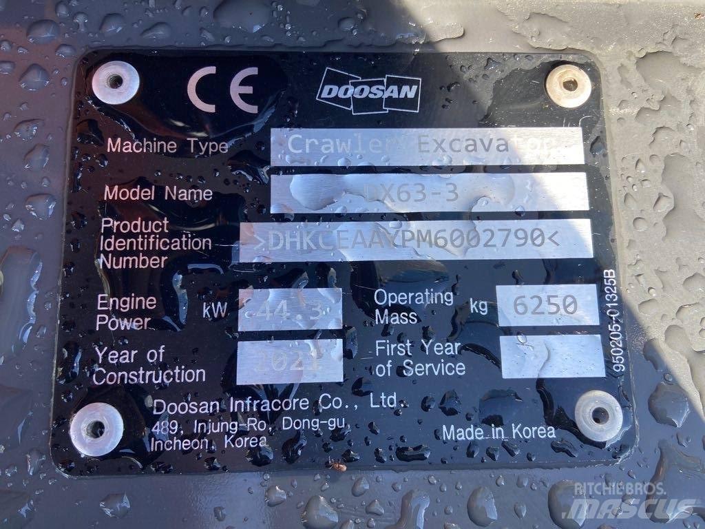 Doosan DX63-3 Raupenbagger