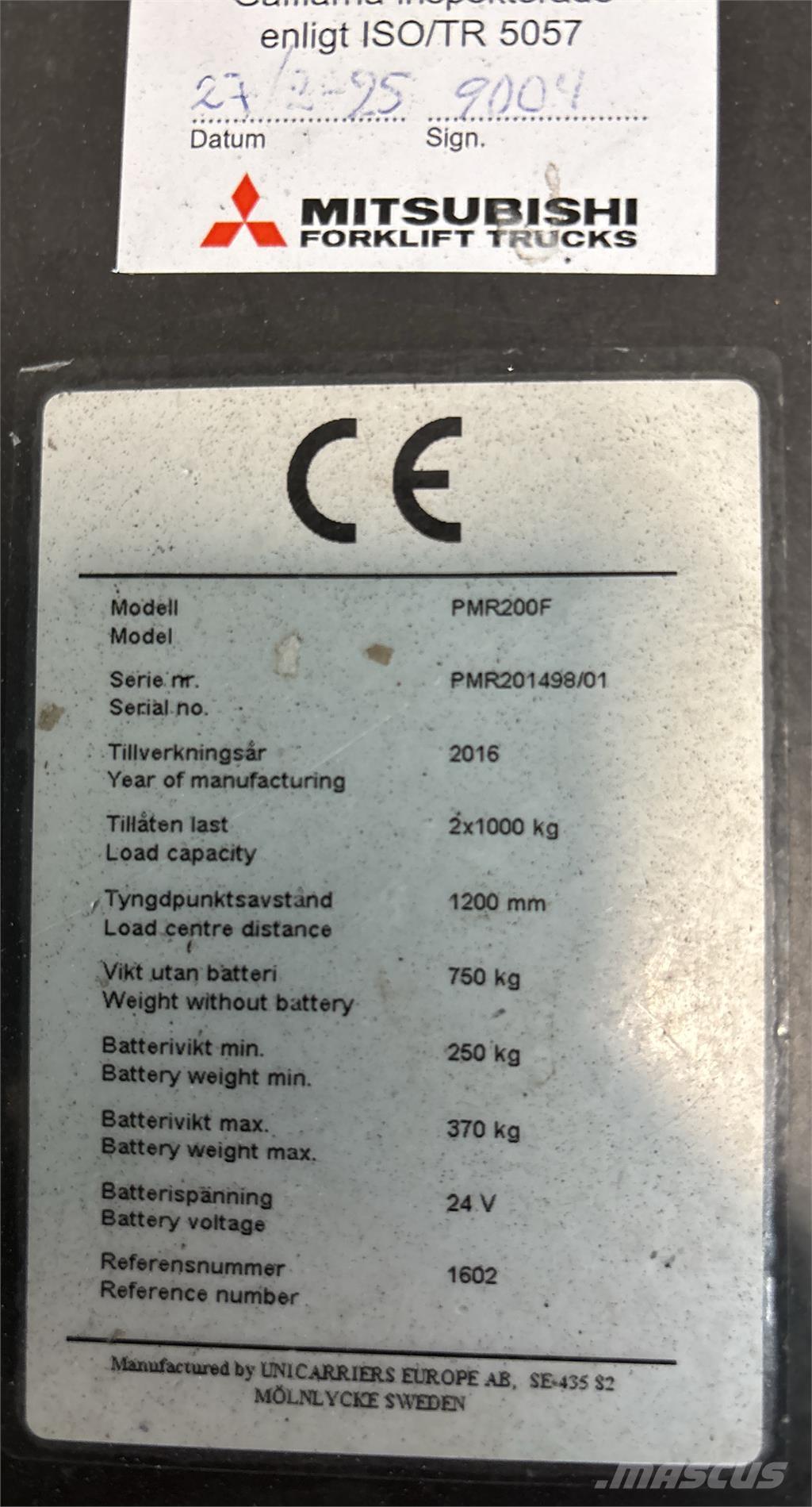 Atlet PMR200P Elektro Plattformwagen