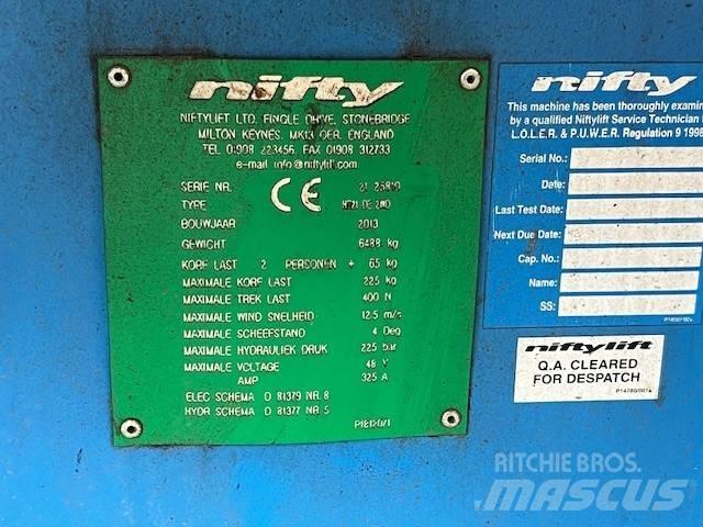 Niftylift HR 21 D E Gelenkteleskoparbeitsbühnen