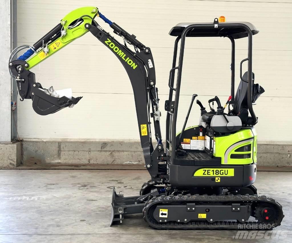 Zoomlion ZE18GU Minibagger < 7t