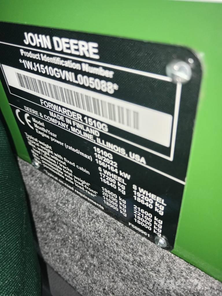 John Deere 1510 G Forwarder