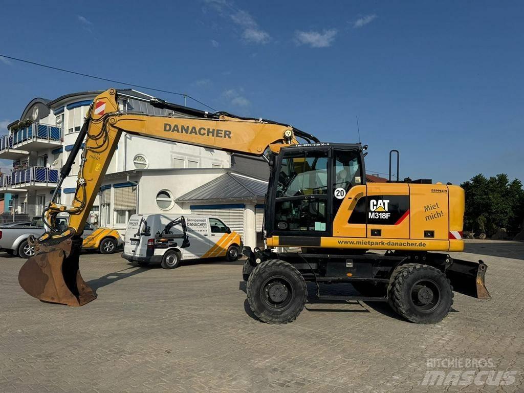 CAT M 318 F Mobilbagger