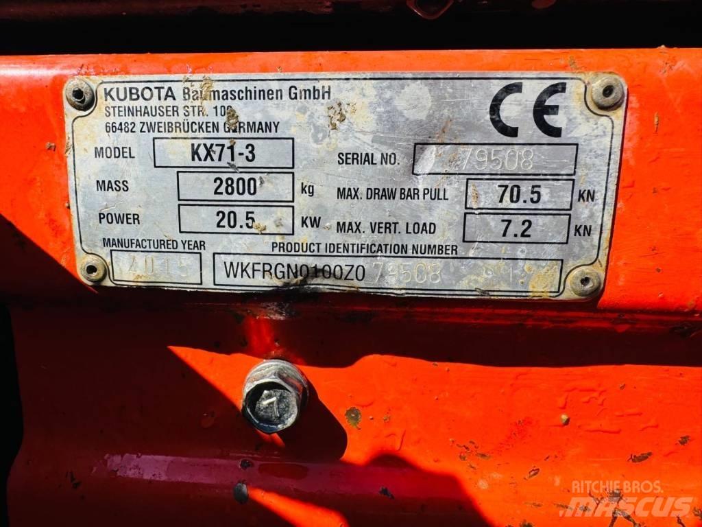 Kubota KX 71-3 Minibagger < 7t