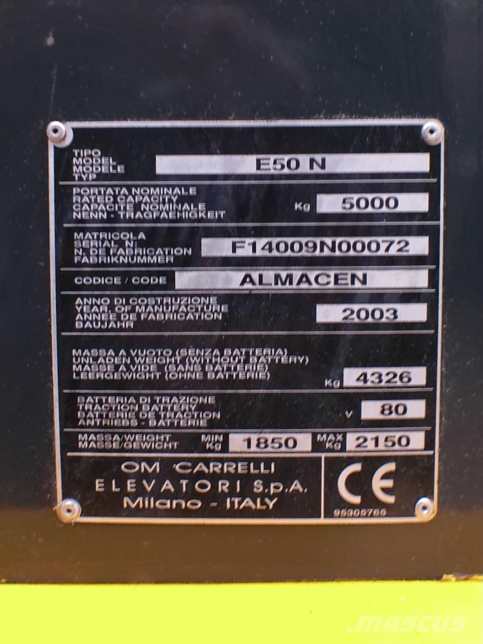 OM E50N Elektrostapler
