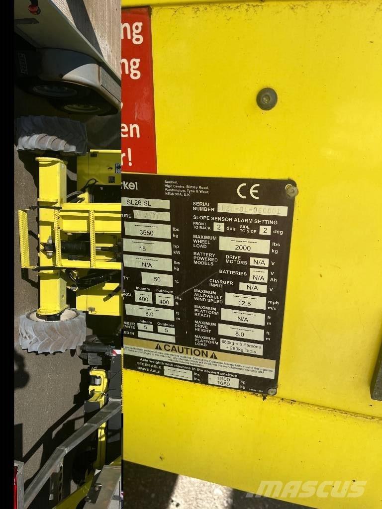 Snorkel SL 26 SL Scheren-Arbeitsbühnen