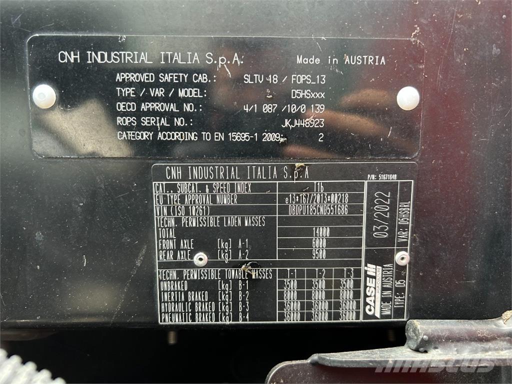 CASE Puma 185 CVX Traktoren