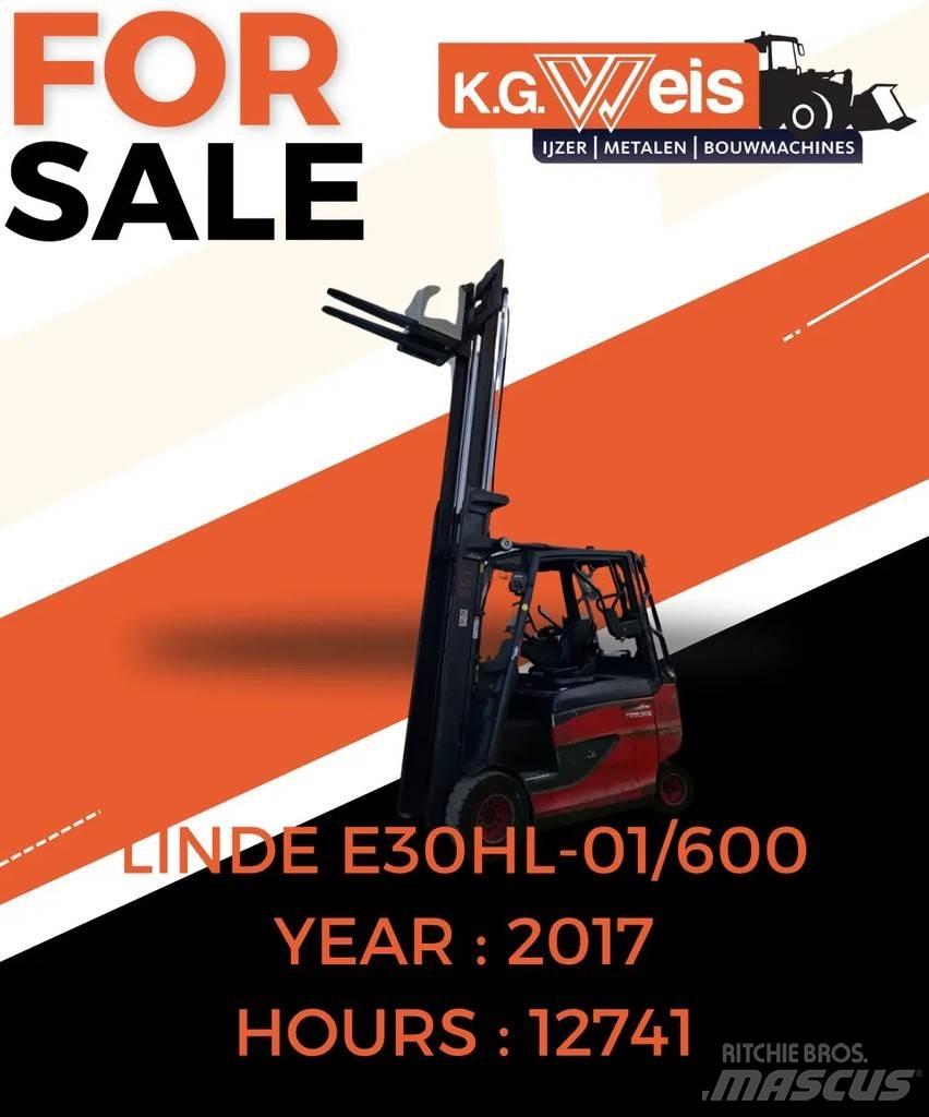 Linde E30HL01-600 Elektrostapler