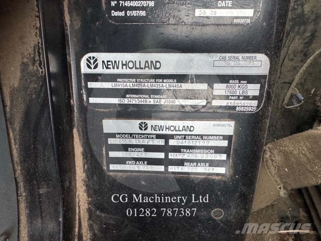 New Holland LM 415 A Teleskoplader für Landwirtschaft