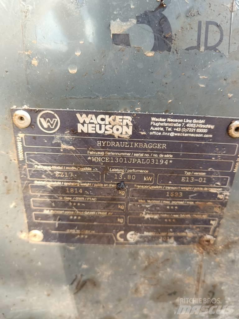 Wacker Neuson EZ 17 Minibagger < 7t