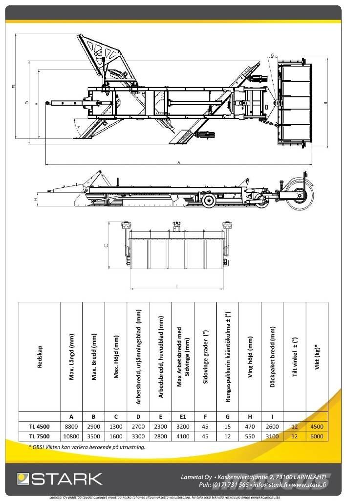 Stark TL7500 Grader