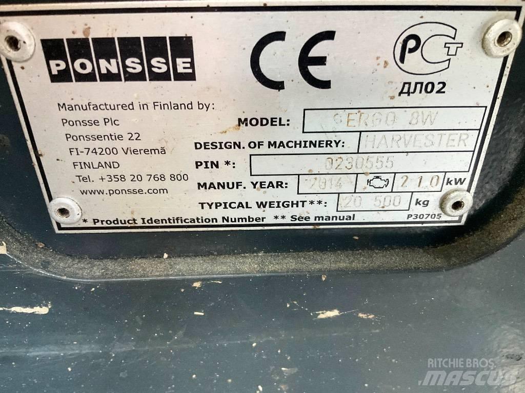 Ponsse Ergo 8W Harvester