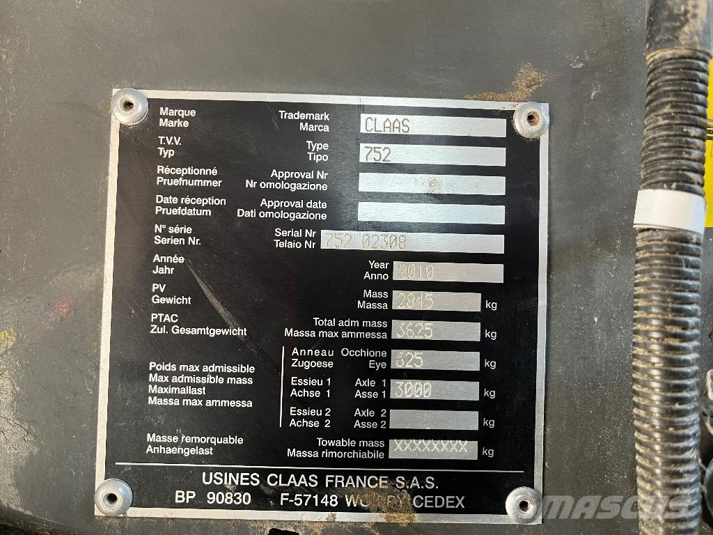 CLAAS Variant 380 Rundballenpressen