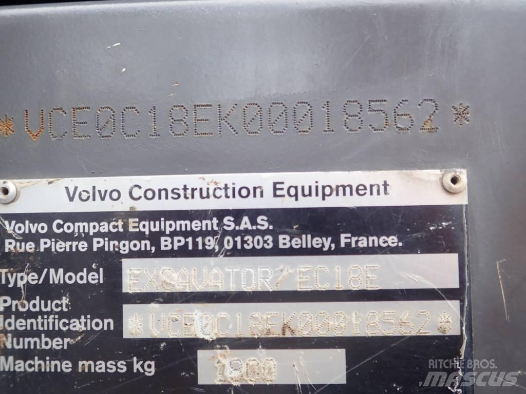 Volvo EC 18 E Minibagger < 7t