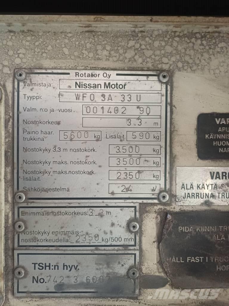 Nissan 33 U Dieselstapler