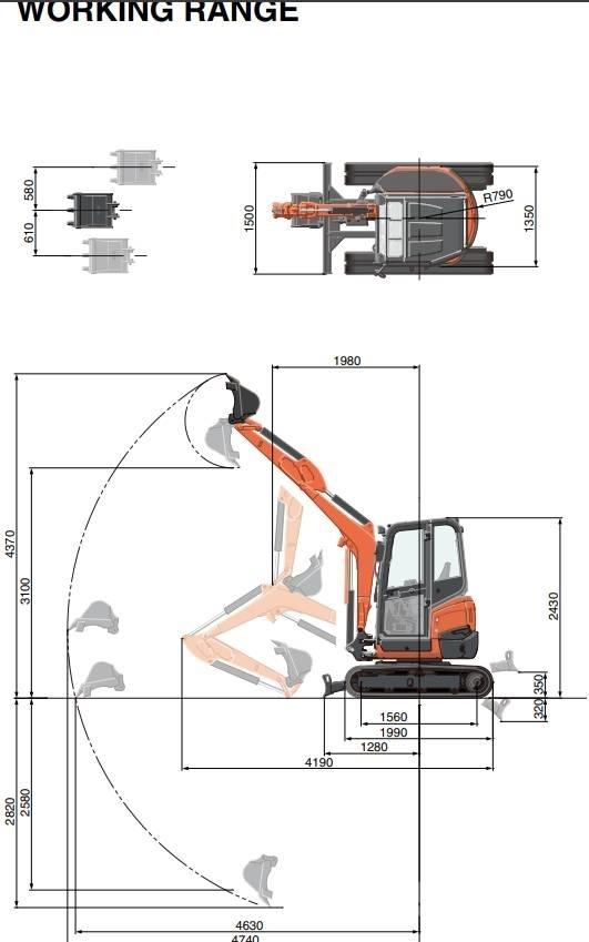 Kubota U 27-4 Minibagger < 7t