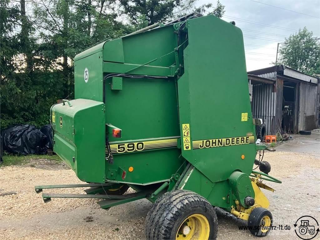 John Deere 590 Rundballenpressen