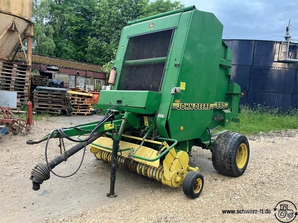 John Deere 590 Rundballenpressen