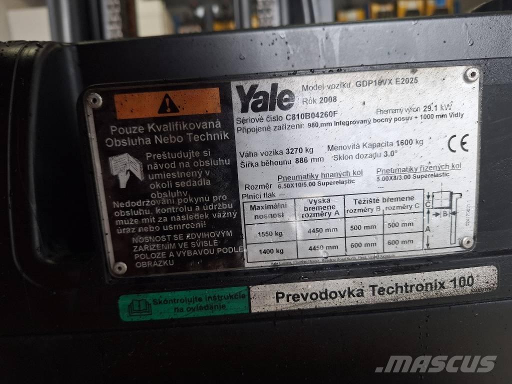 Yale GDP 16 VX Gasstapler
