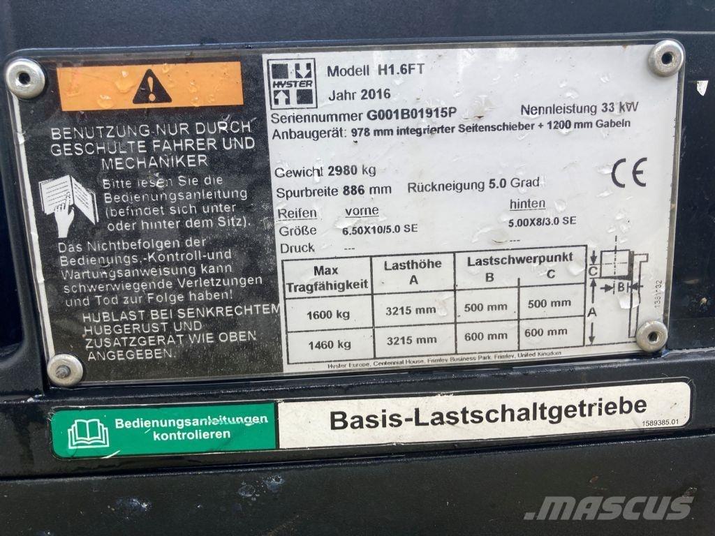 Hyster H 1.6 FT Gasstapler