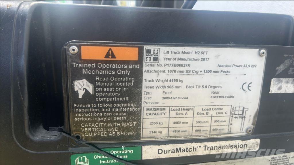 Hyster H 2.5 FT Dieselstapler