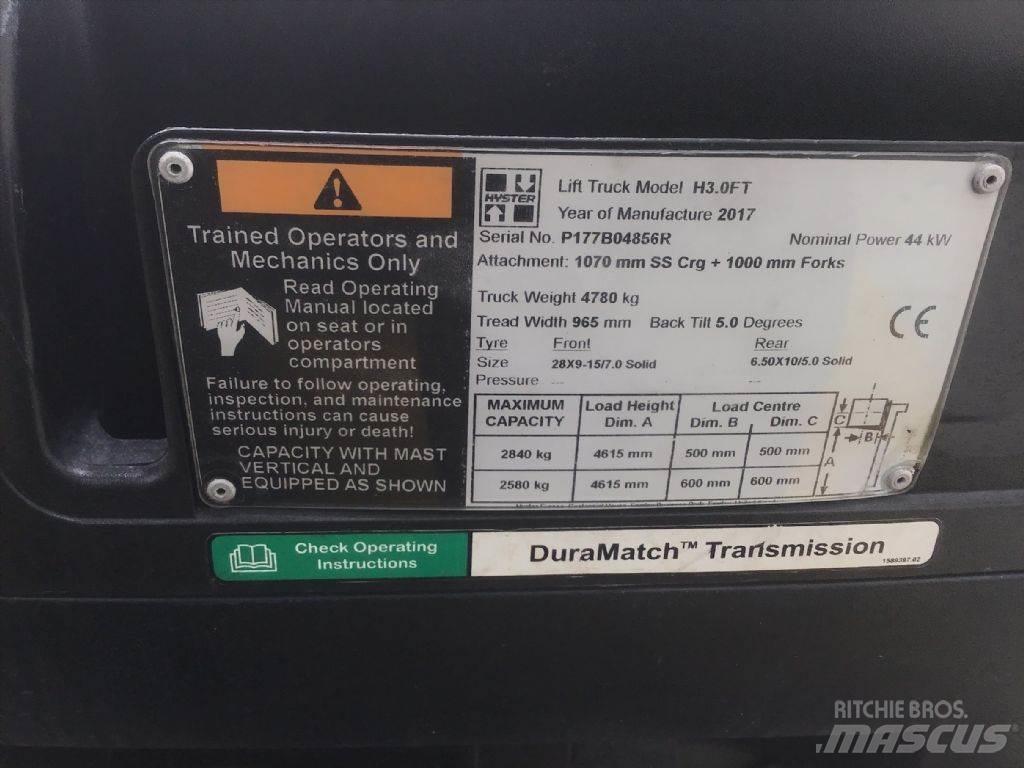 Hyster H 3.0 FT Gasstapler