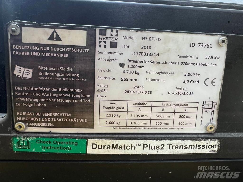 Hyster H 3.0 FT Dieselstapler