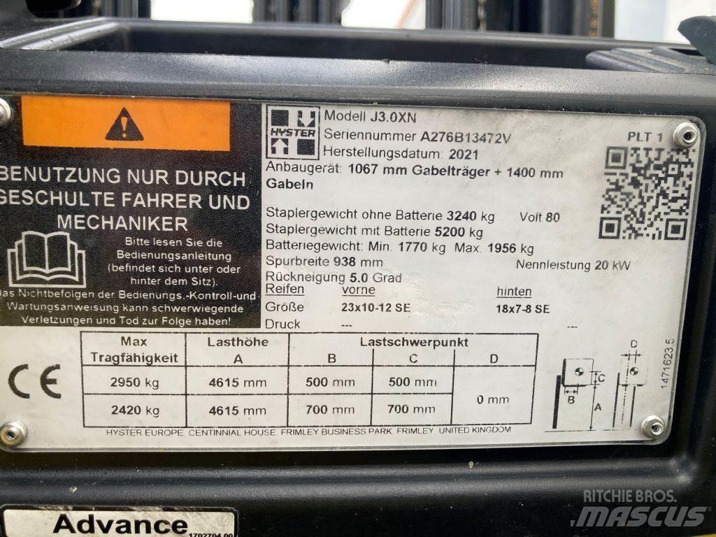 Hyster J 3.0 XN Elektrostapler